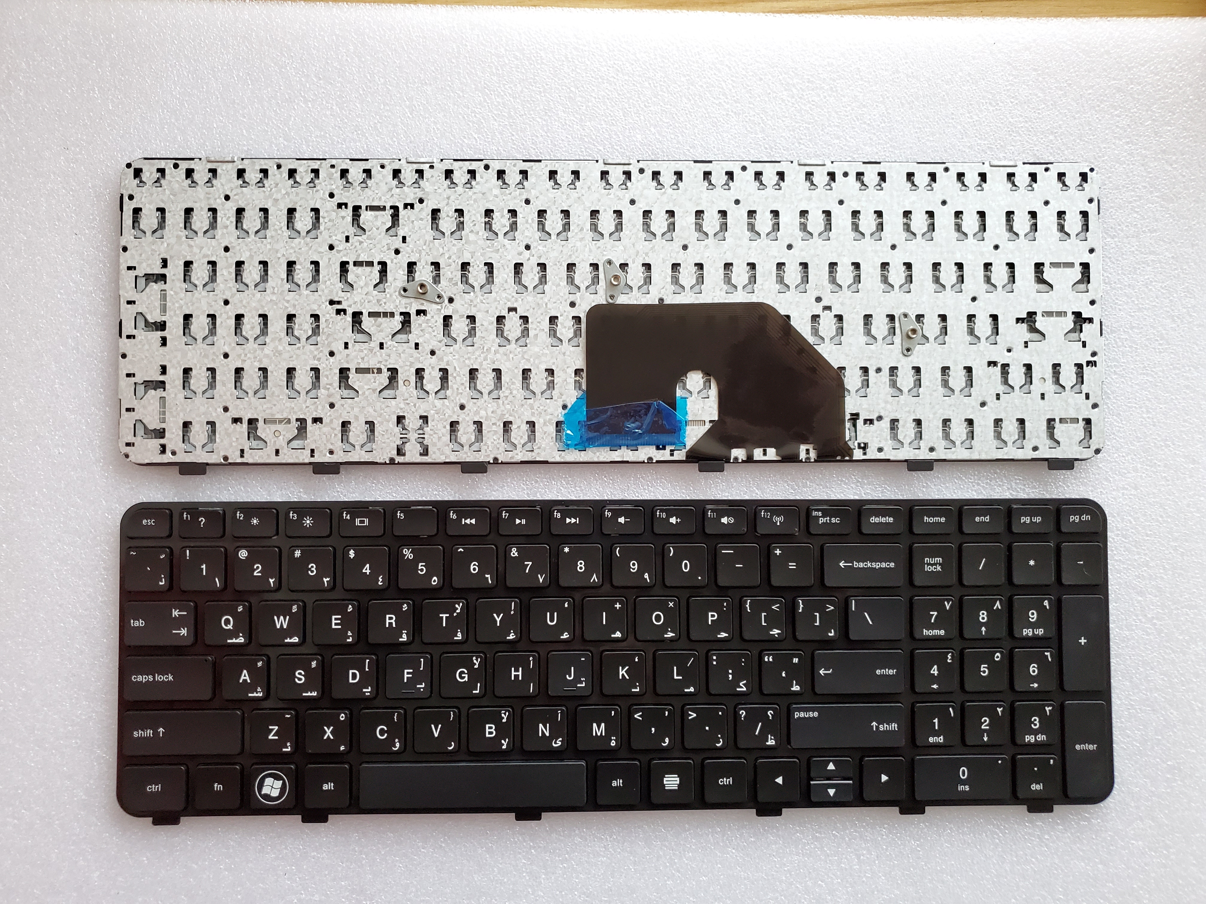 Picture of New Replacement Laptop Keyboard For HP DV6-6000 BLACK FRAME BLACK (OEM) AR Layout